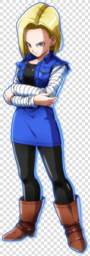 Android 18 Dbfz  HD Png Download