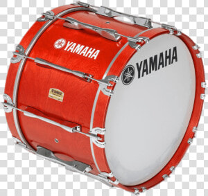 Red Bass Drum   Yamaha Marching Bass Drums  HD Png Download