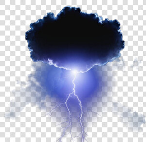  thunder  lightning  clouds  sky  black  ftestickers   Lightning  HD Png Download