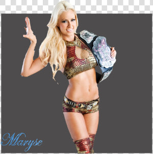 Picture   Divas Championship Maryse Png  Transparent Png