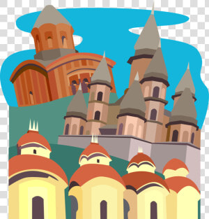 Vector Royalty Free Library India Vector Landmark   Castle  HD Png Download