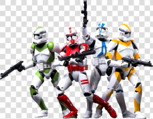 Star Wars Clone Trooper Png   Star Wars The Black Series Clone Troopers  Transparent Png