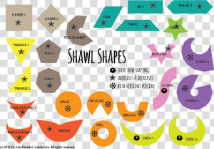 Shawl Design For Everybody   Name Of Weird Shapes  HD Png Download