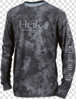 Huk Fishing Shirt Black  HD Png Download