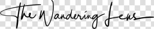 The Wandering Lens   Calligraphy  HD Png Download