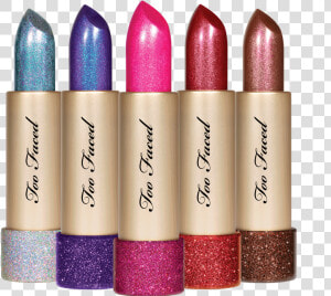 Too Faced Throwback Metallic Lipstick  HD Png Download