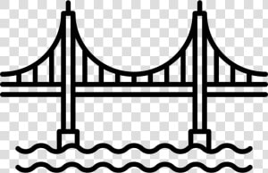 Golden Gate Bridge   Golden Gate Bridge Clip Art  HD Png Download