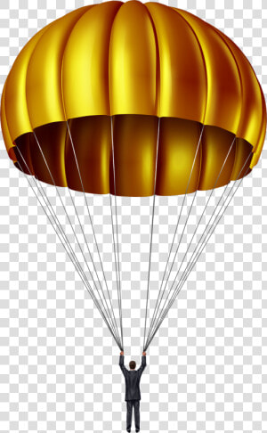 Transparent Parachute Clipart Png   Golden Parachute  Png Download