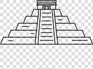 Piramide De Chichen Itza En Dibujo  HD Png Download