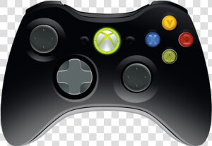 Xbox 360 Controller Black Xbox One Controller Gamecube   Xbox 360 Start Button  HD Png Download