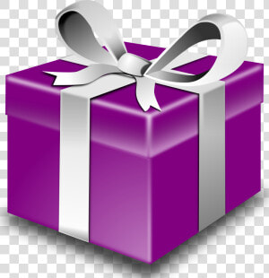 Svg Boxes Favor   Purple Present  HD Png Download