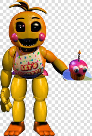 Nightmare Toy Chica   Fnaf 2 Toy Chica Full Body  HD Png Download