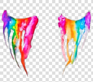 Rainbow Tears Smudge Mascara Svg Black And White Stock   Rainbow Tears Png  Transparent Png