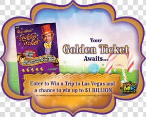 Willy Wonka Golden Ticket  HD Png Download