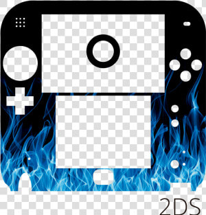 Nintendo 2ds Skin Template  HD Png Download