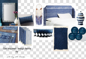 Indigo   Cushion  HD Png Download