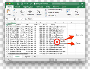 Map Excel Data For Outside Sales   Computer Software Word Spreadsheet  HD Png Download