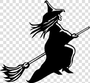 Drawing Witch Broom Transparent Background   Transparent Background Witch Clipart  HD Png Download