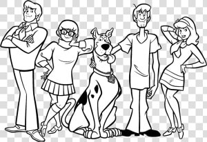 Transparent Scooby Doo Clipart Black And White   Scooby Doo Colouring Pages Printable  HD Png Download