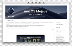 Macos Mojave Final   App Store Mojave Download  HD Png Download