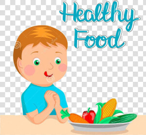 Eating Healthy Clipart Food Station Magnificent Free   Healthy Food Eating Images Cartoon  HD Png Download