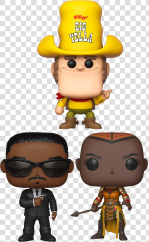 Big Yella  Agent J  amp  Okoye Funko Pop Vinyl Bundle  popcultcha  HD Png Download