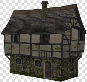 Fachwerkhäuser  Middle Ages  Building  Truss  Houses   Homes From The Middle Ages  HD Png Download