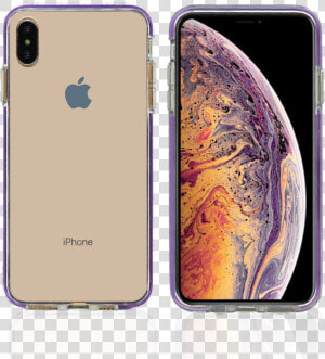 Iphone Xs Max Mm Crystal Side Spine Purple   Iphone Xs Max Price In Surabaya  HD Png Download