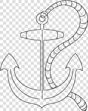 How To Draw An   Draw A Anchor Easy  HD Png Download