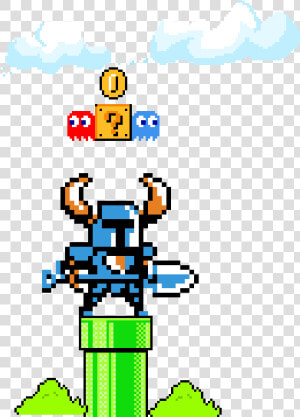 Shovel Knight Clipart   Png Download   Shovel Knight Pixel Grid  Transparent Png