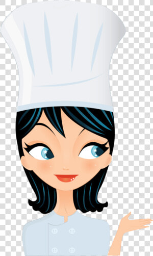 Chef  Share Alike Cooking January   Female Chef Cartoon Png  Transparent Png