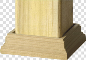 Block rectangle molding   Deck Post Base Trim  HD Png Download