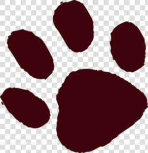 Brown Paw Print Md Free Images   Dark Brown Paw Print  HD Png Download