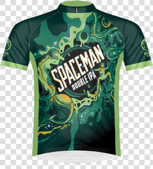 Boulder Beer Spaceman Double Ipa Men S Sport Cut Cycling   Active Shirt  HD Png Download