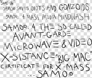 Samo   Handwriting  HD Png Download