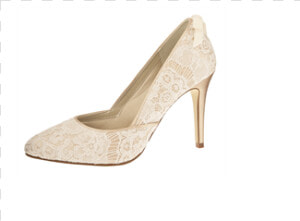 Brudesko  Model Agnes Gold ivory Vintage Satin Id   Basic Pump  HD Png Download