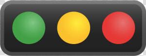 Horizontal Traffic Light Icon   Feu Tricolore Horizontal  HD Png Download