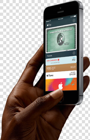 An Easier  More Secure Way To Pay   Black Hand On Phone  HD Png Download