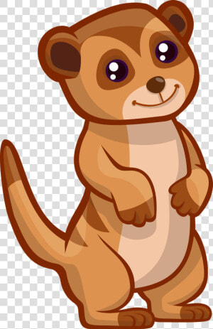 Meerkat Cute Animal Free Photo   Meerkat Cartoon Png  Transparent Png