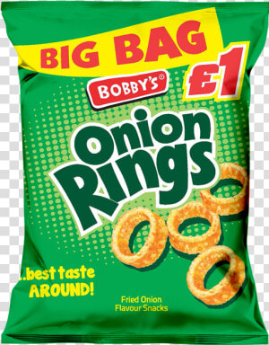 Big Bag Onion Rings   Bobbys Onion Rings  HD Png Download