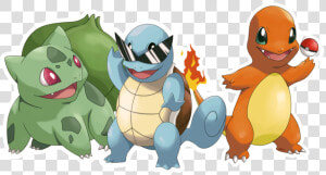 Thumb Image   3 Starters Gen 1  HD Png Download