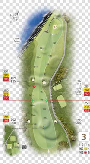 Eden Course St Andrews Scorecard  HD Png Download