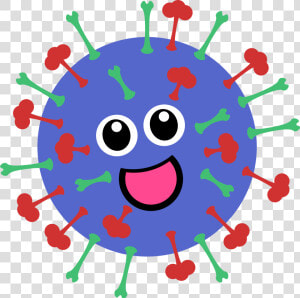 Cute Virus Clip Arts   Virus Clipart Png  Transparent Png