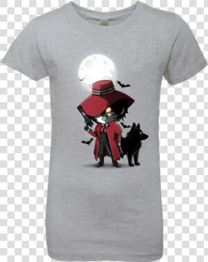 Hellsing Ultimate Girls Premium T shirt   T shirt  HD Png Download