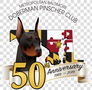 Metropolitan Baltimore Doberman Pinscher Club   Design Samples  HD Png Download