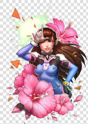 Overwatch Art  Overwatch  Blizzard  Blizzard Entertainment    Dva Art Overwatch  HD Png Download