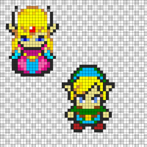 Transparent Zelda Hearts Png   Link Zelda Pixel Art  Png Download