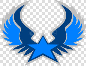 Shield With Wings Png   Blue Wings Logo Transparent  Png Download