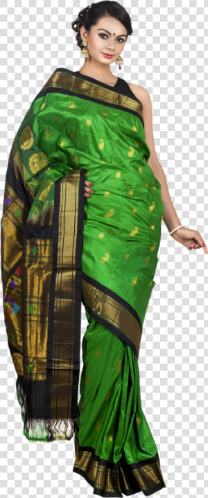 Wedding Saree Png Transparent Image   Girl In Saree Png  Png Download