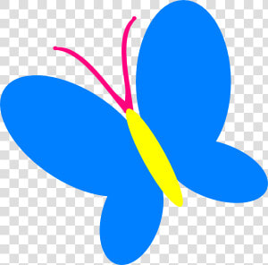 Blue Butterfly Clip Art At Vector Clip Art   Blue Butterfly Clipart  HD Png Download